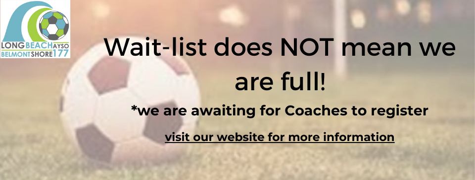 Waitlist does NOT mean full