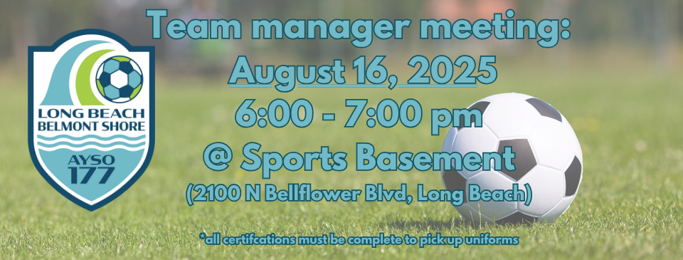 Team Managers Meeting